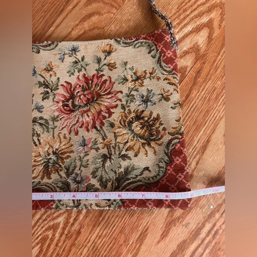 VINTAGE Floral Tapestry Bag - Picture 5 of 6